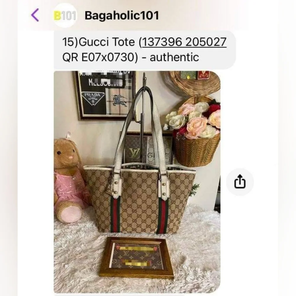 Gucci GG Canvas Sherryline tote bag - Picture 11 of 11